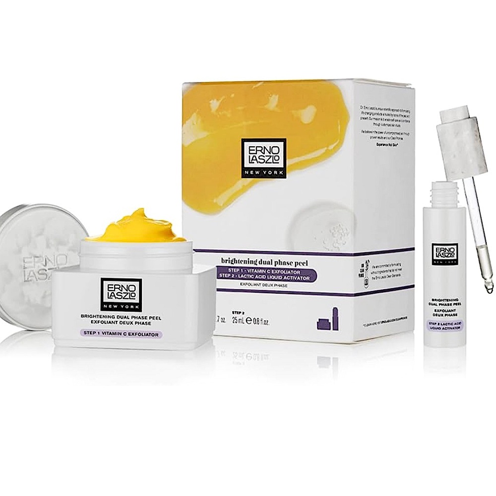 New! Erno Laszlo Brightening Dual Face Vitamin C Peel 2.5oz